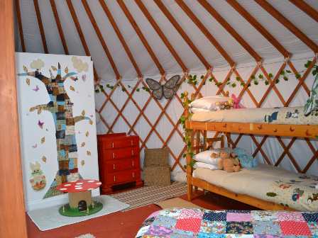 Yurt at Kids Love Yurts