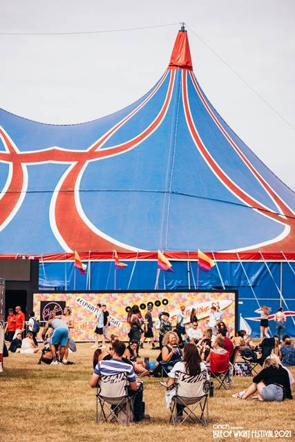 Big top at Isle of Wight Festival