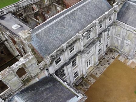 Appuldurcombe House from above
