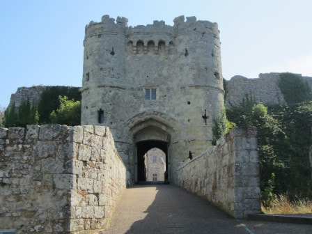 Carisbrooke Castle entrance
