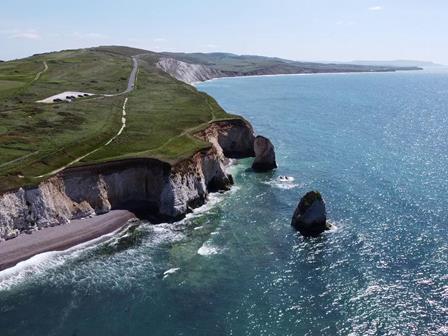 Freshwater Bay from above