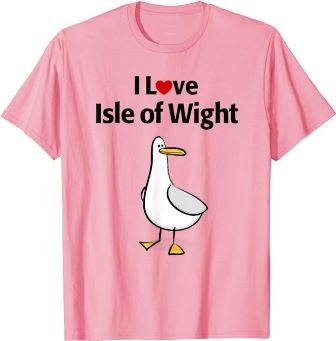 Isle of Wight seagull tshirt 