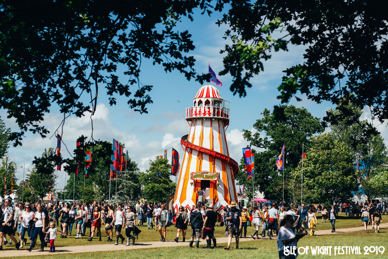 Helter skelter at Isle of Wight Festival 2019