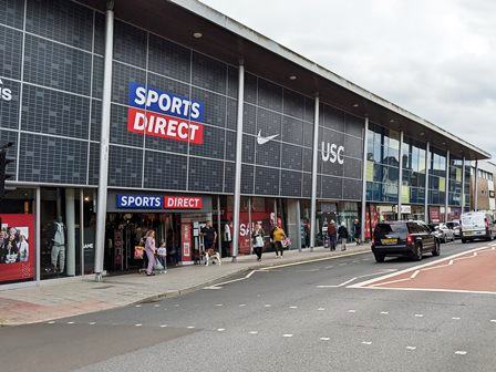 Sports Direct in Newport on the Isle of Wight