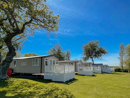 Caravans at The Orchards Holiday Park Isle of Wight