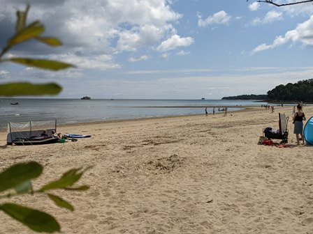 Sandy beach at Priory Bay Isle of Wight