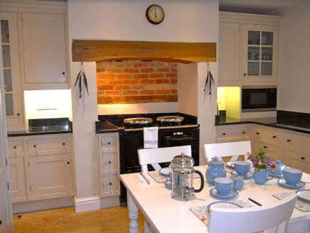 Kitchen at Mill House in Brighstone on the Isle of Wight