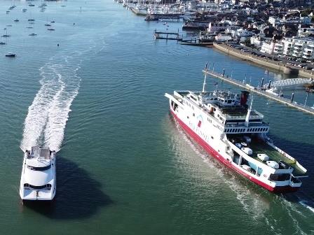Two Isle of Wight ferries
