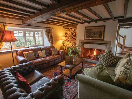 Lounge at Tapnell Manor house