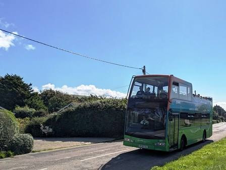 Open top bus on the Isle of Wight