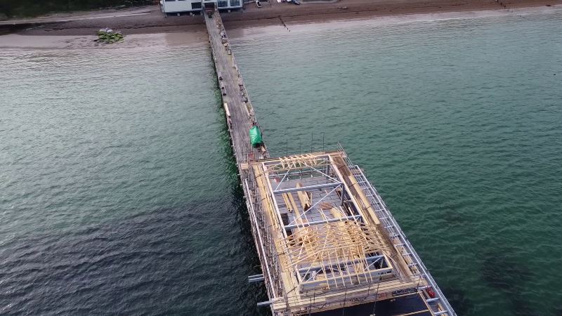 Totland Pier rebuild