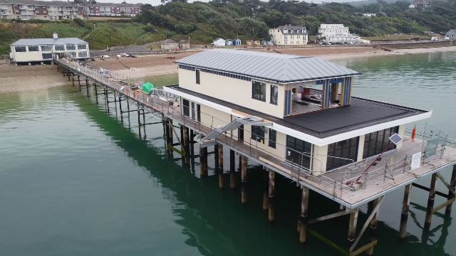 Totland Pier Isle of Wight in August 2022