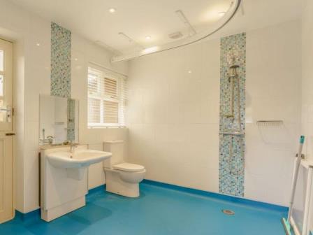 Wet room at Westport Cottage on the Isle of Wight
