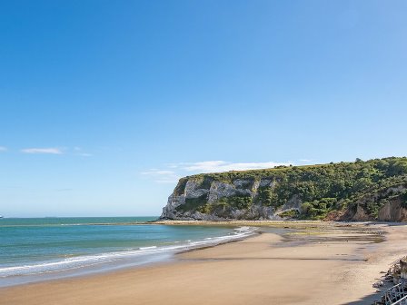 Whitecliff Bay Isle of Wight sandy beach