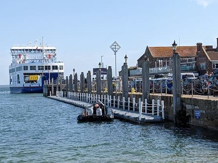 Yarmouth ferry on the Isle of Wight