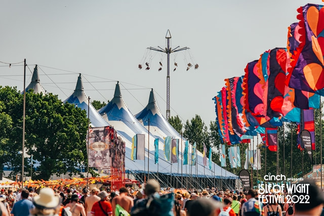 Isle of Wight Festival 2022 flags