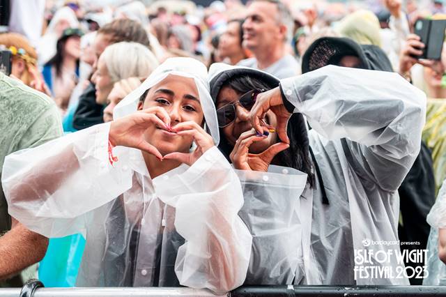 Ponchos at Isle of Wight Festival 2023
