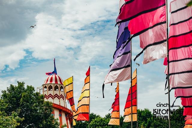 Isle of Wight Festival 2022 flags