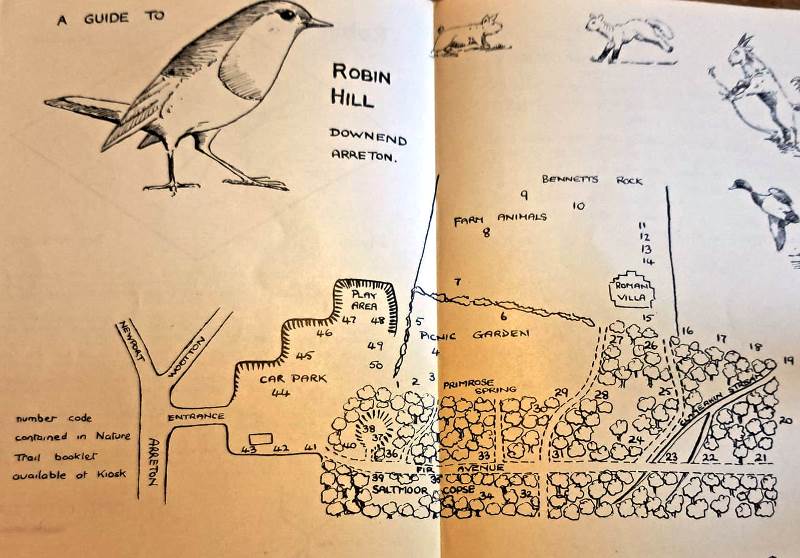 Robin Hill map from 1970