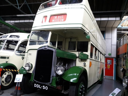 Bus at the Isle of Wight Bus Museum