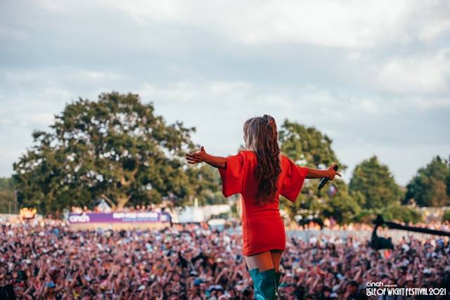 Becky Hill at Isle of Wight Festival 2021