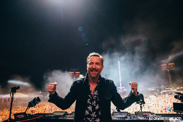 David Guetta on stage at Isle of Wight Festival 2021