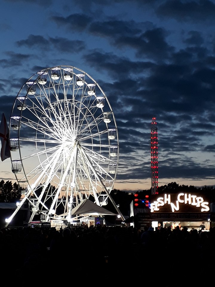 Big wheel at Isle of Wight Festival 2019