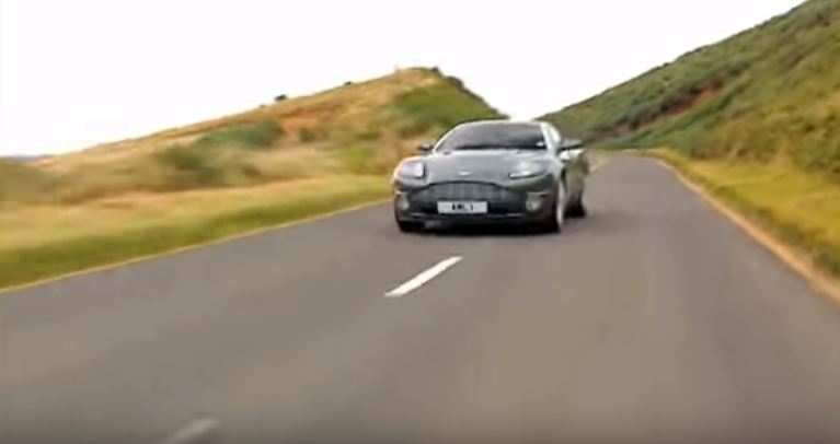 Aston Martin on the Military Road