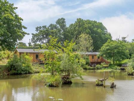Alverstone ponds log cabins