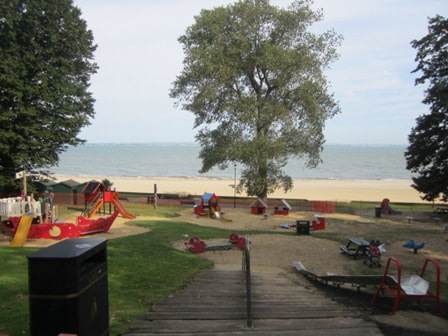 Playground on Ryde seafront