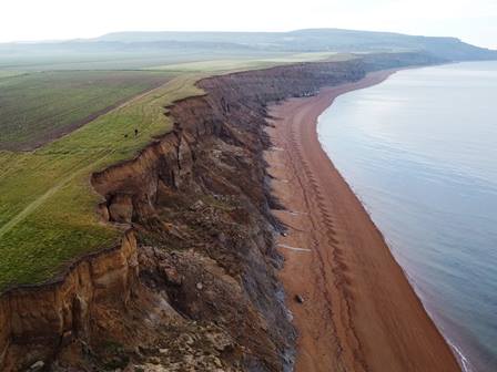 Atherfield Beach from above