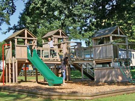 Playground at Cheverton Copse Caravan Park