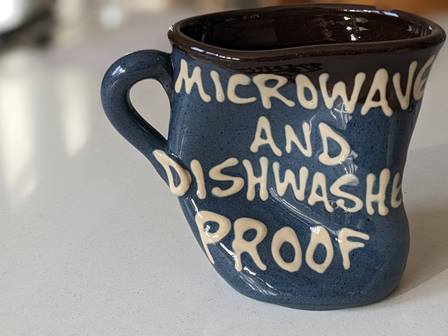 Microwave safe mug
