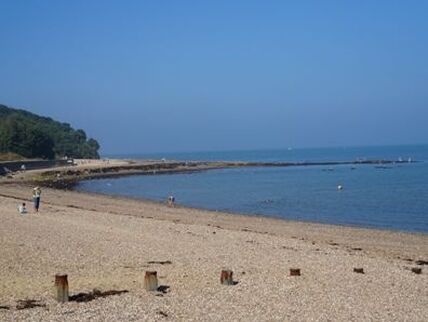 St Helen's Beach on the Isle of Wight
