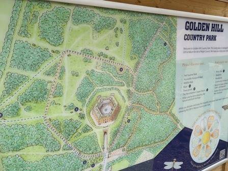 Golden hill country park map