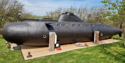 Submarine accommodation on the Isle of Wight