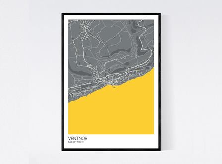 Map of Ventnor on Etsy