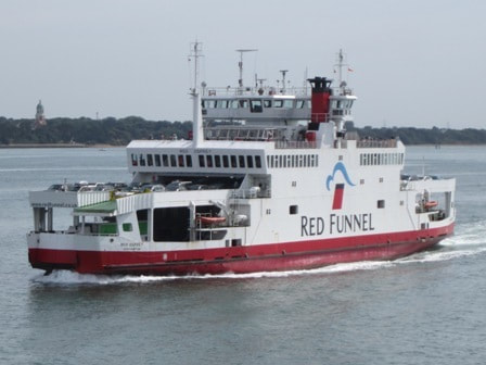 Car ferry operated by Red Funnel
