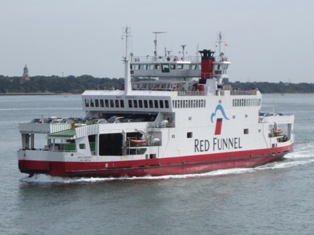 Isle of Wight red funnel ferry