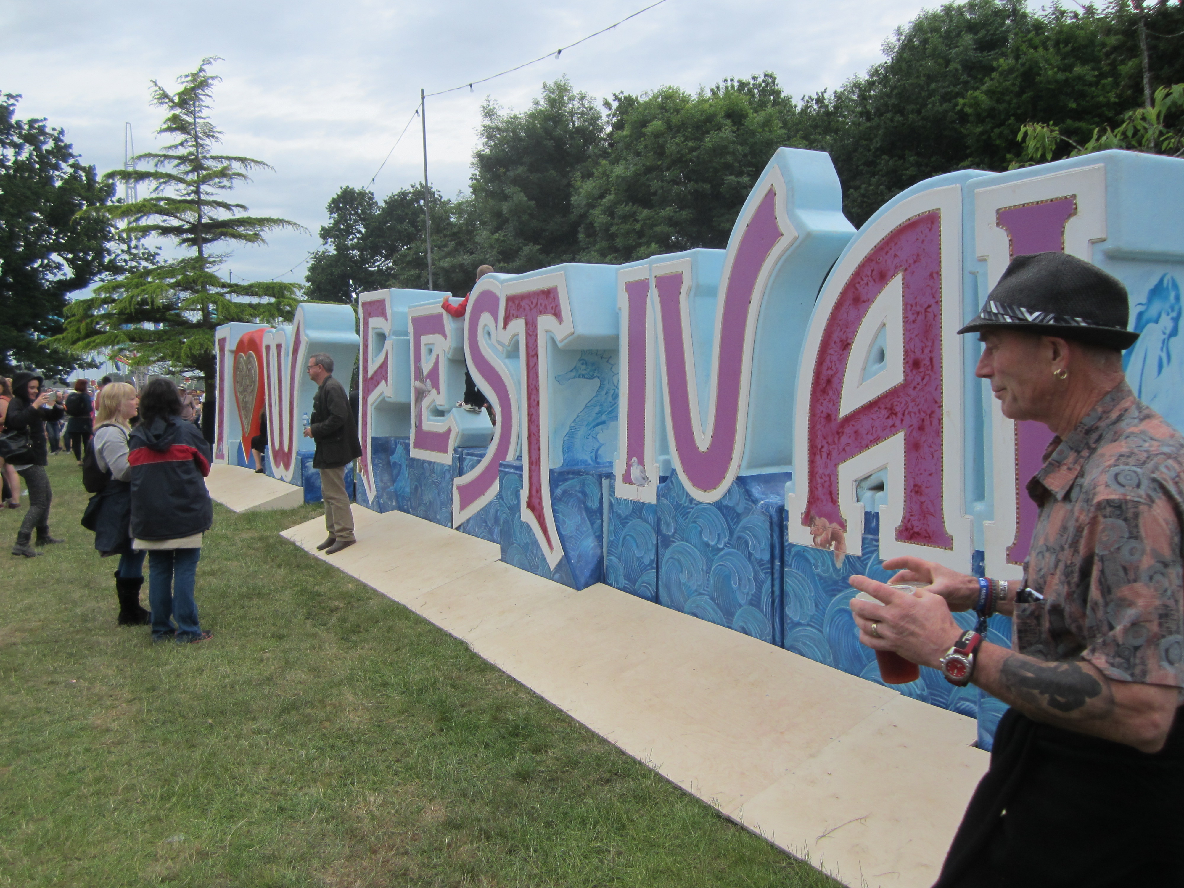 Isle of Wight Festival sign