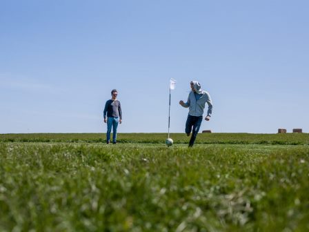 Football golf at Tapnell Farm in Freshwater