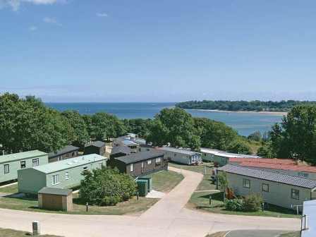 Sea views from Nodes Point holiday park