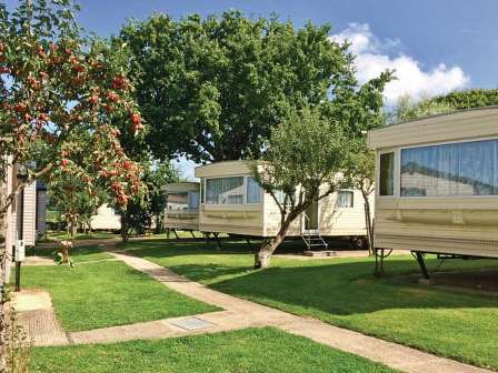 Caravans at The Orchards Holiday Park Isle of Wight