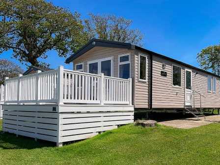 Caravan at Orchards Holiday Park Isle of Wight