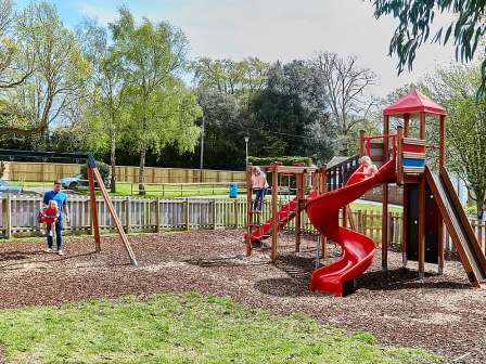 Children's playground at Landguard Holiday Park