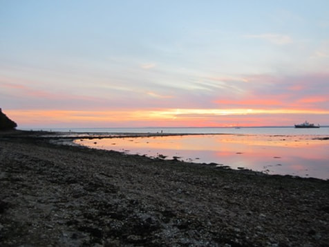 Sunset at Thorness Bay Isle of Wight