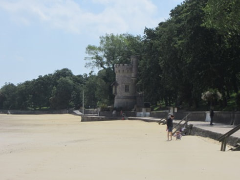 Appley beach and tower
