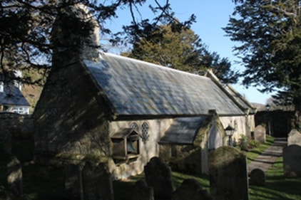 St Lawrence Old Church on the Isle of Wight