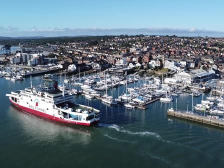 Red Funnel ferry near Cowes