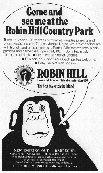 1976 advert for Robin Hill
